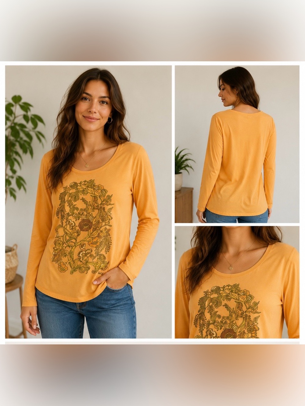 Lucy long sleeve shirt size M